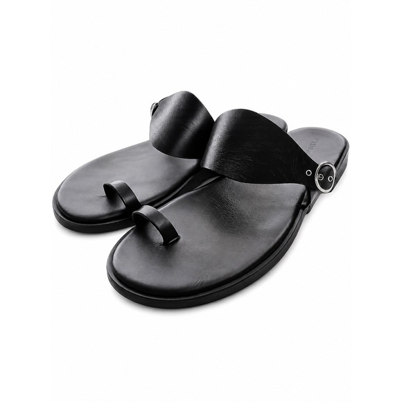 Free People Shoes - Free People Barcelona Slip On Leather Sandals Size 6